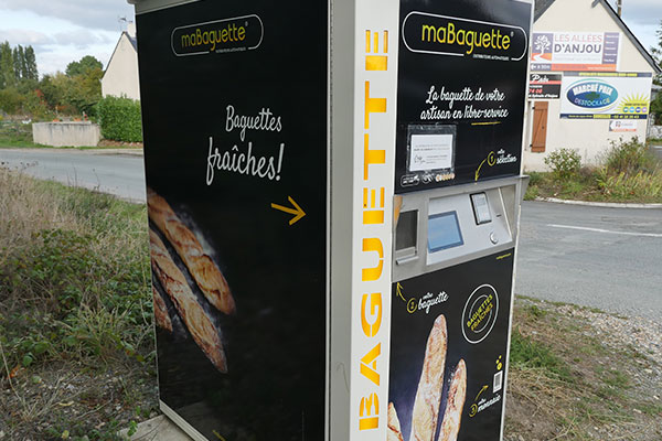 Distributeur automatique de pain Touch'N Pay maBaguette