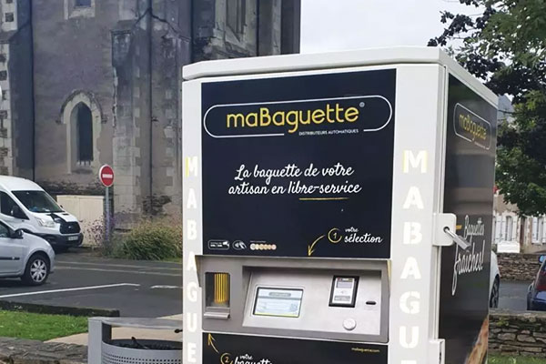 Distributeur de baguettes dans le Maine-et-Loire