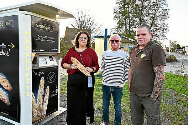 Distributeur automatique de baguettes dans le Finistère