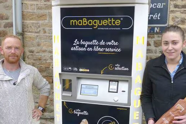 Distributeur automatique de pain dans la Manche