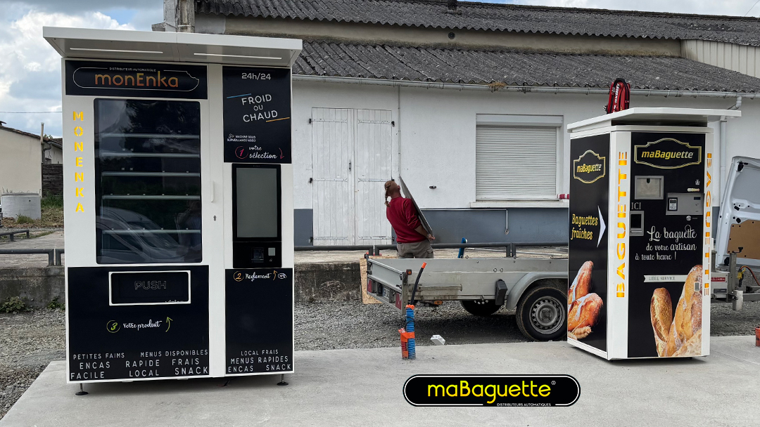 Distributeur automatique de snacks monEnka