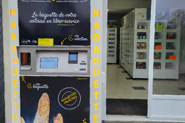 Distributeur automatique de baguettes en Normandie